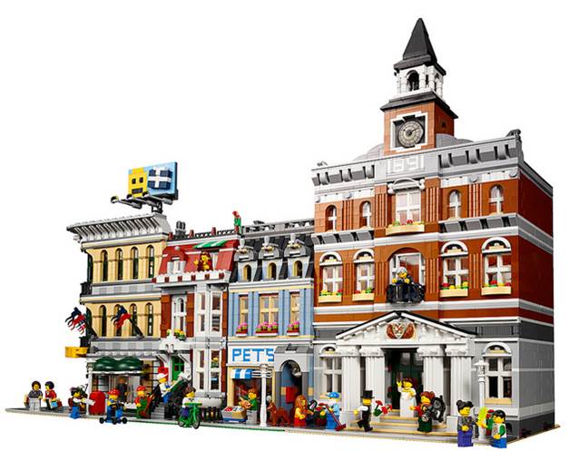 Lego Town Hall Building